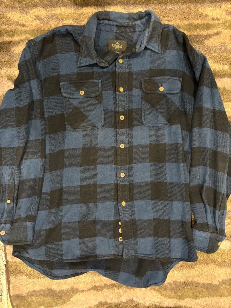 Thumbnail of 90s RED HEAD Checkered Flannel Shirt XL