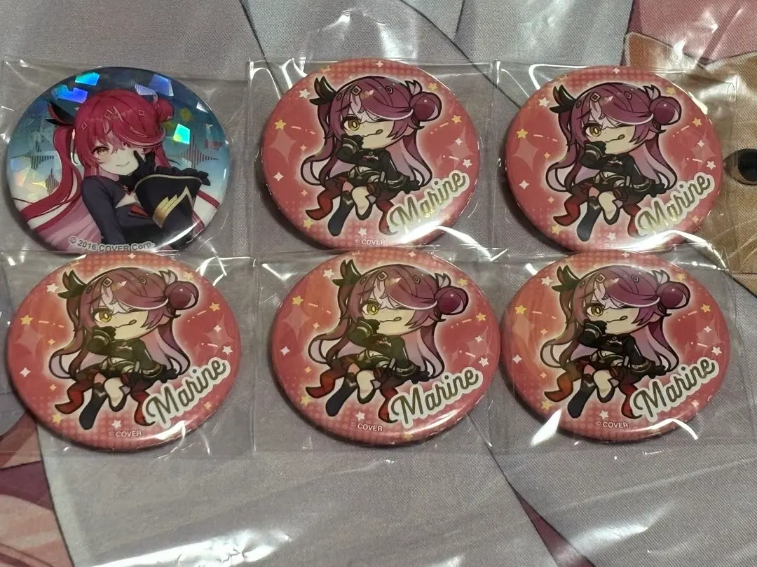 ホロライブ　魔法少女　ホロウィッチ　トレーディング缶バッジ　宝鐘マリン　18個 ホロライブ 魔法少女 ホロウィッチ トレーディング缶バッジ 宝鐘マリン