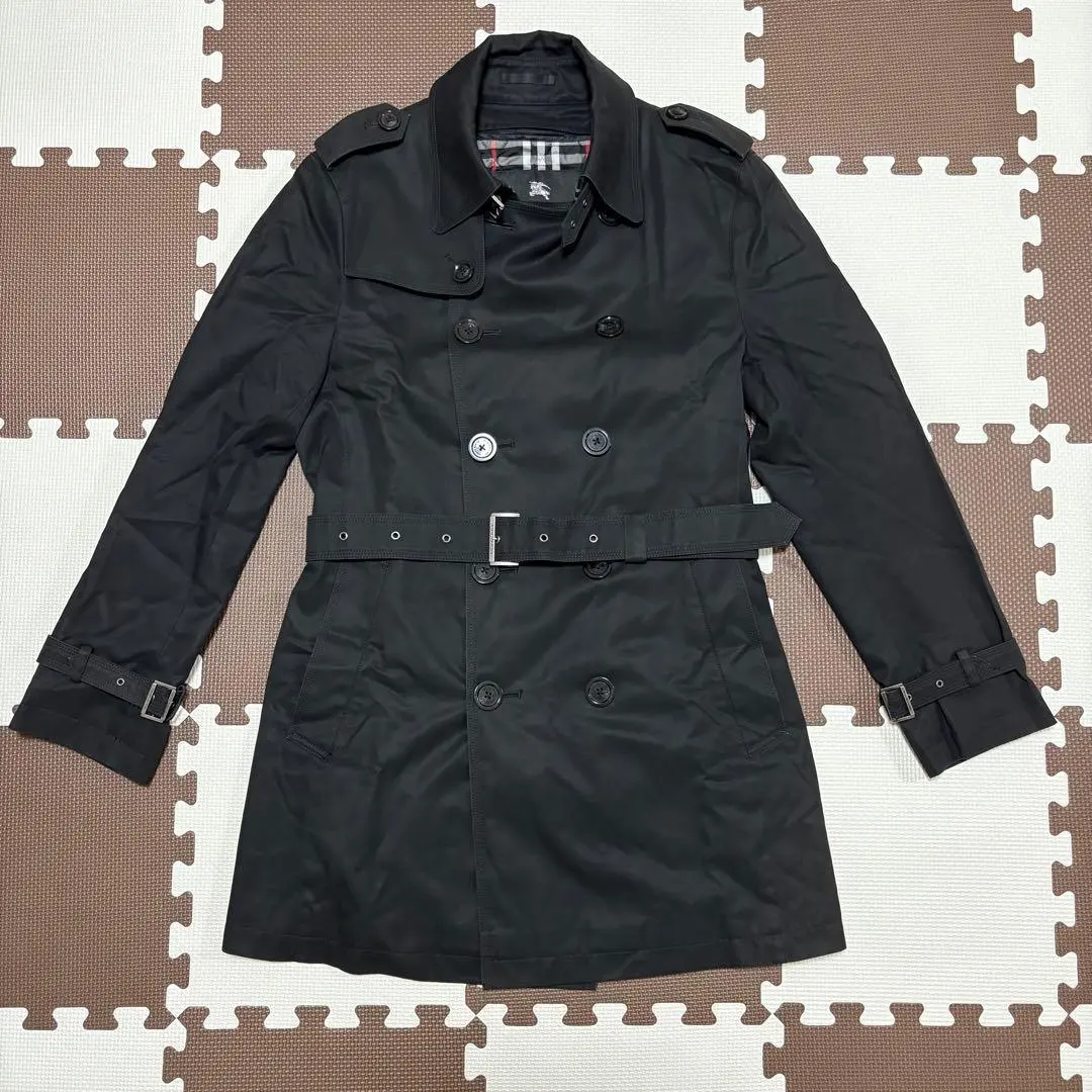 巴寶莉黑標 附內襯腰帶風衣★人氣色★BK 的縮圖