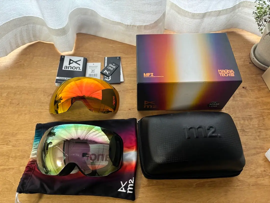anon アノン m2 ゴーグル　スペアレンズ　3枚セット　中古 2025年最新】アノン m2 スペアの人気アイテム - メルカリ