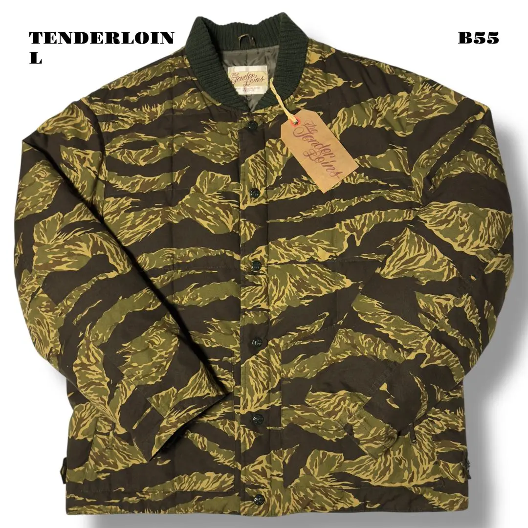 に*子様 希少サイズ！テンダーロイン MA-1 タイガーカモダウンジャケット b 2025年最新】TENDERLOIN メンズ ダウンジャケットの人気アイテム