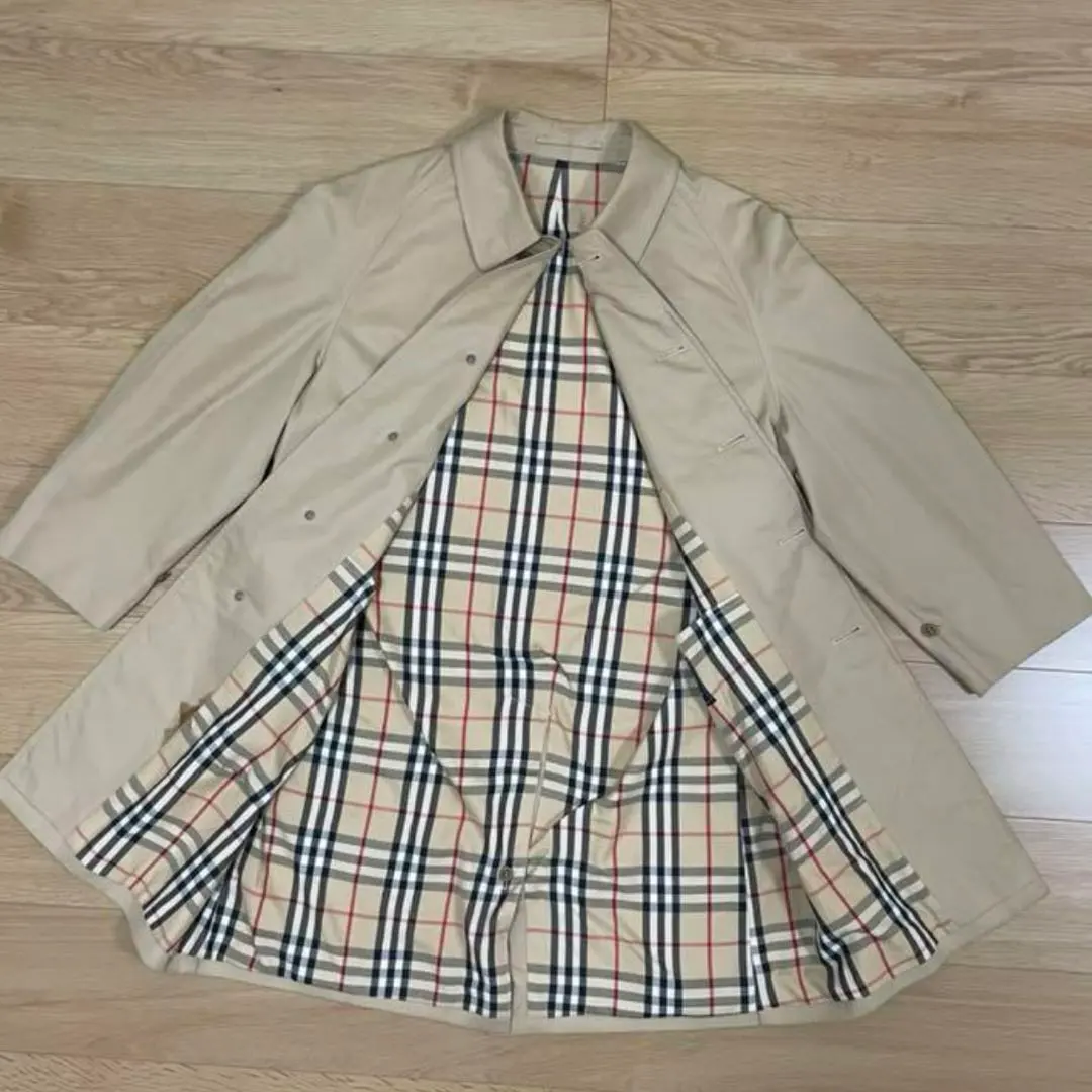 Thumbnail of Recommended: Burberry Made in England Nova Check Trench Coat, Beige