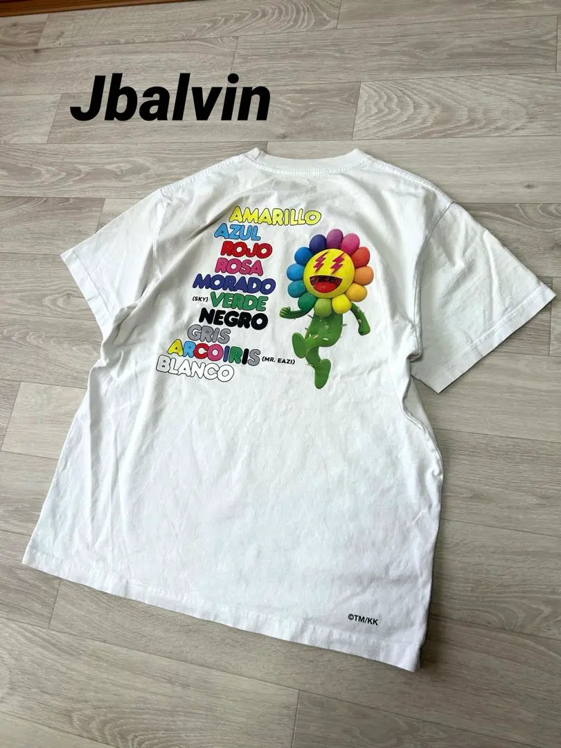 20SS J Balvin x Takashi Murakami 村上 隆 Tシャツ tee 楽天市場】J Balvin x Takashi Murakami Jバルヴィン 村上隆 USA