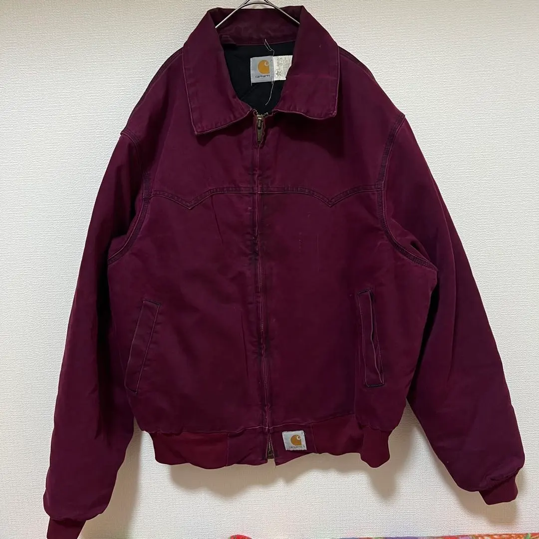 2025年最新】carhartt サンタフェジャケット バーガンディの人気