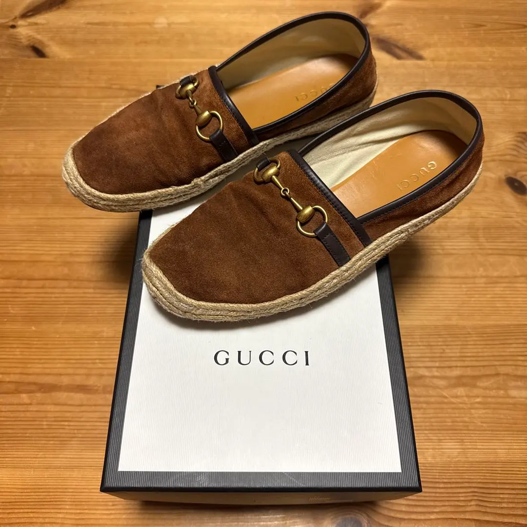 Thumbnail of GUCCI Espadrille Leather Loafers