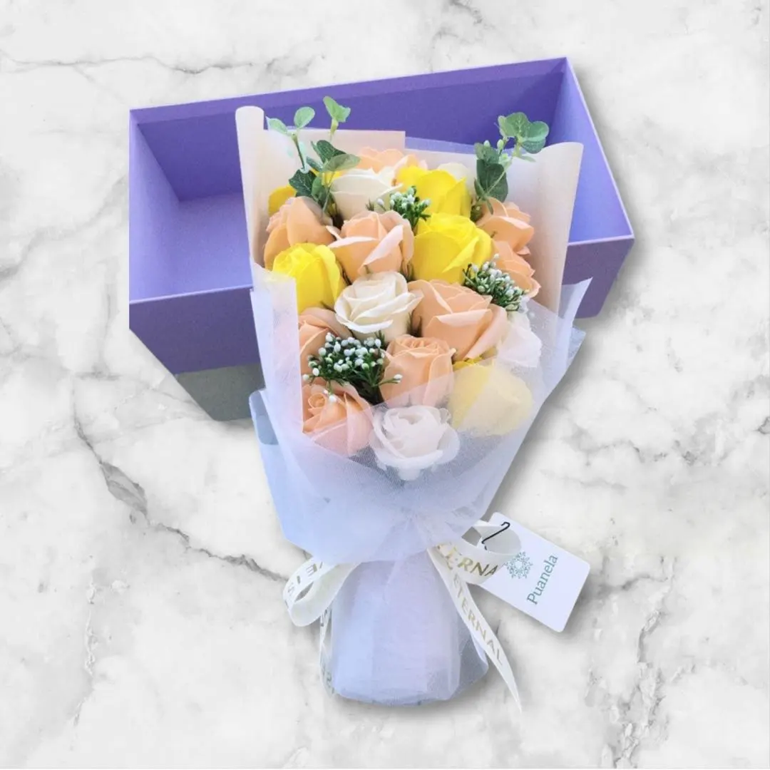 Thumbnail of One person only! ❤️ Soap flower bouquet with gift box ❤️ Brand new! Ships fast!