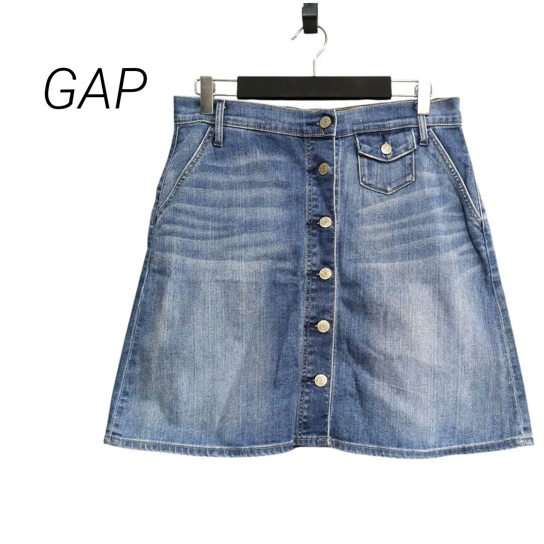 GAP デニムタイトスカート Sサイズ ダークブルー GAP デニムタイトスカート Sサイズ ダークブルー