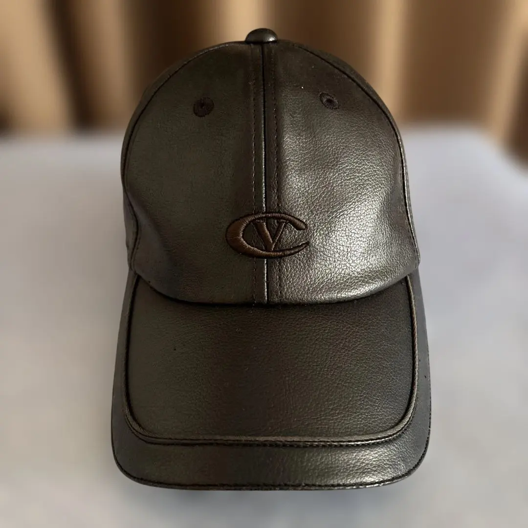 Thumbnail of CALRO VALENTINO cap, black, with logo