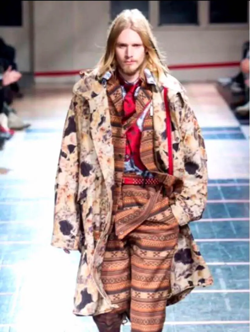 Thumbnail of Yohji Yamamoto 2014aw Floral Print Mods Coat