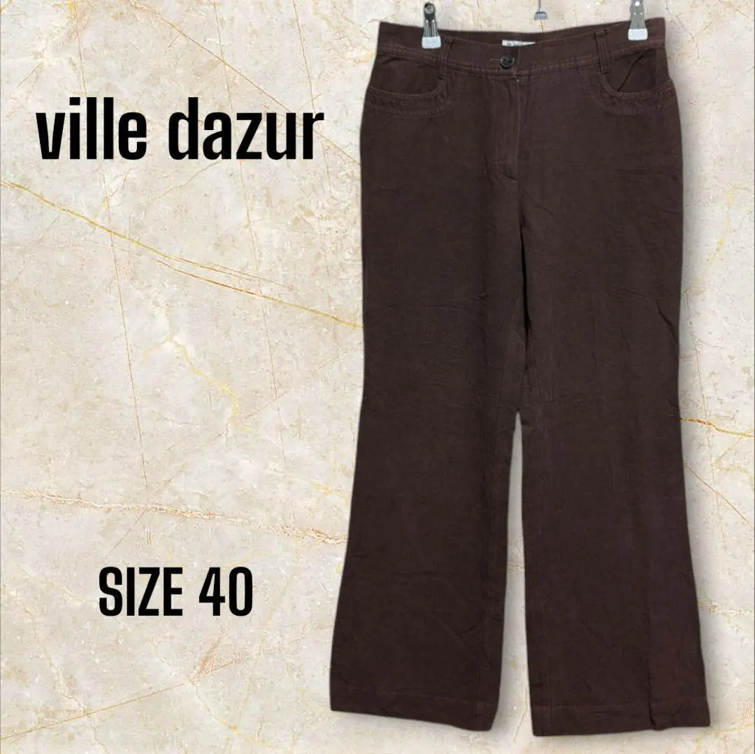 Thumbnail of *ville dazur* L size pants wide pants trousers