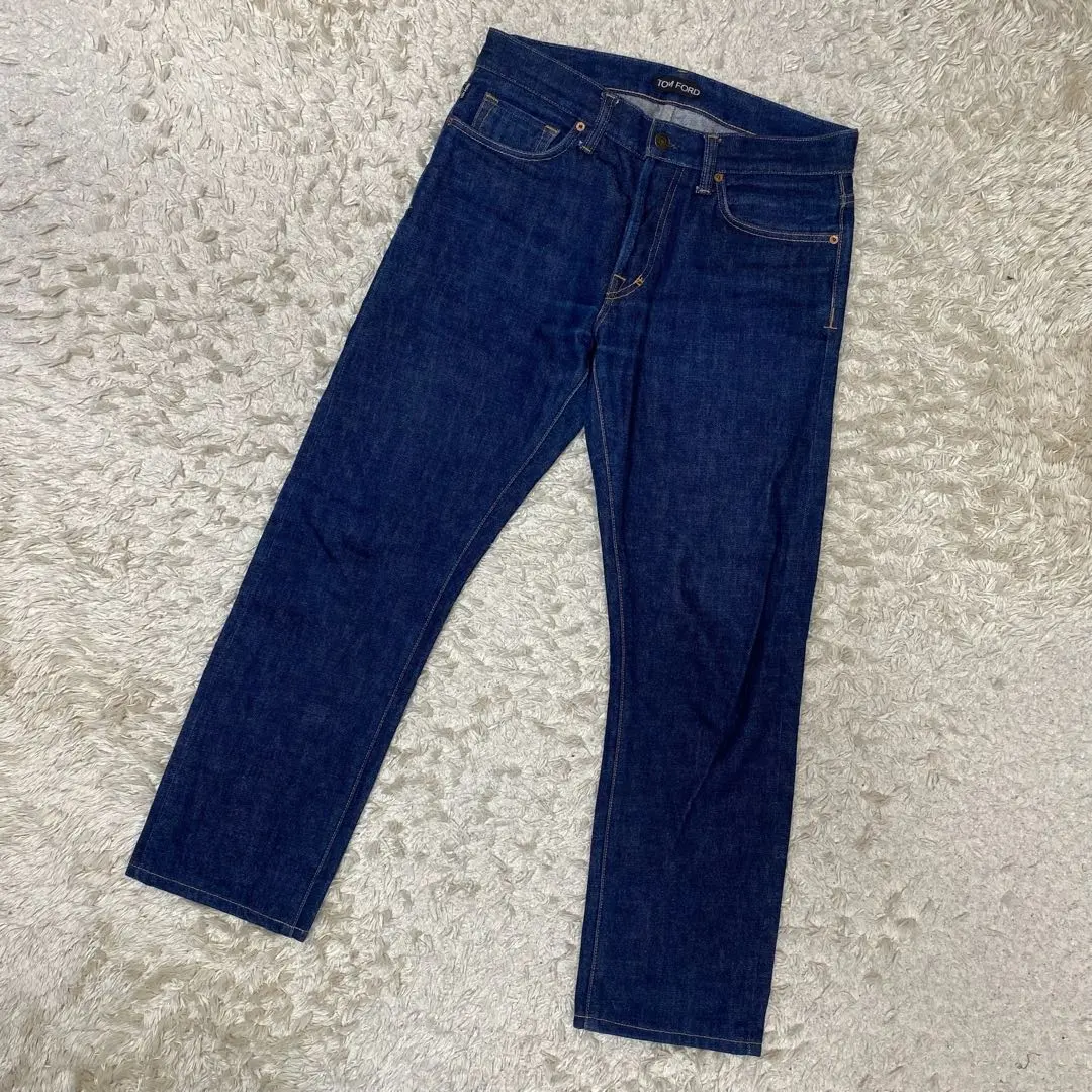 Thumbnail of Tom Ford Straight Denim, Size 32, Button Fly
