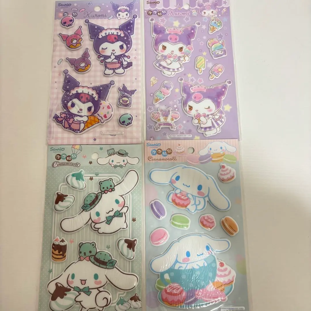 Thumbnail of Sanrio Kuromi Cinnamoroll Puffy Seal Stickers Taiwan Limited Edition