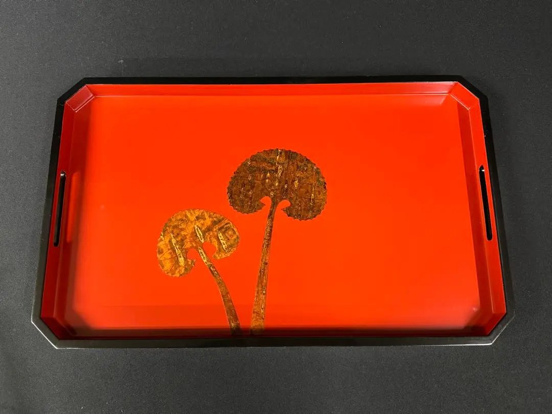 櫻皮細工＊盂蘭盆節＊秋田傳統工藝品＊漆器＊木製＊美品 的縮圖