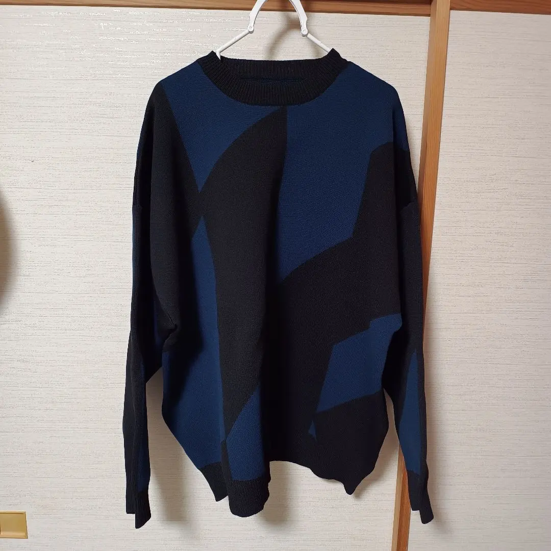 antiqua 幾何圖案長袖針織衫 F 碼 的縮圖