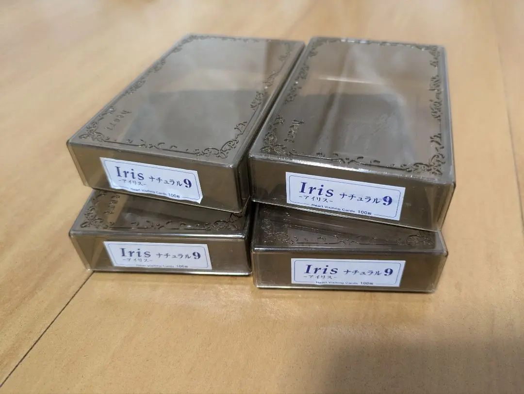 Thumbnail of Iris Natural 9 Business Card Cases - Set of 4, Empty Boxes