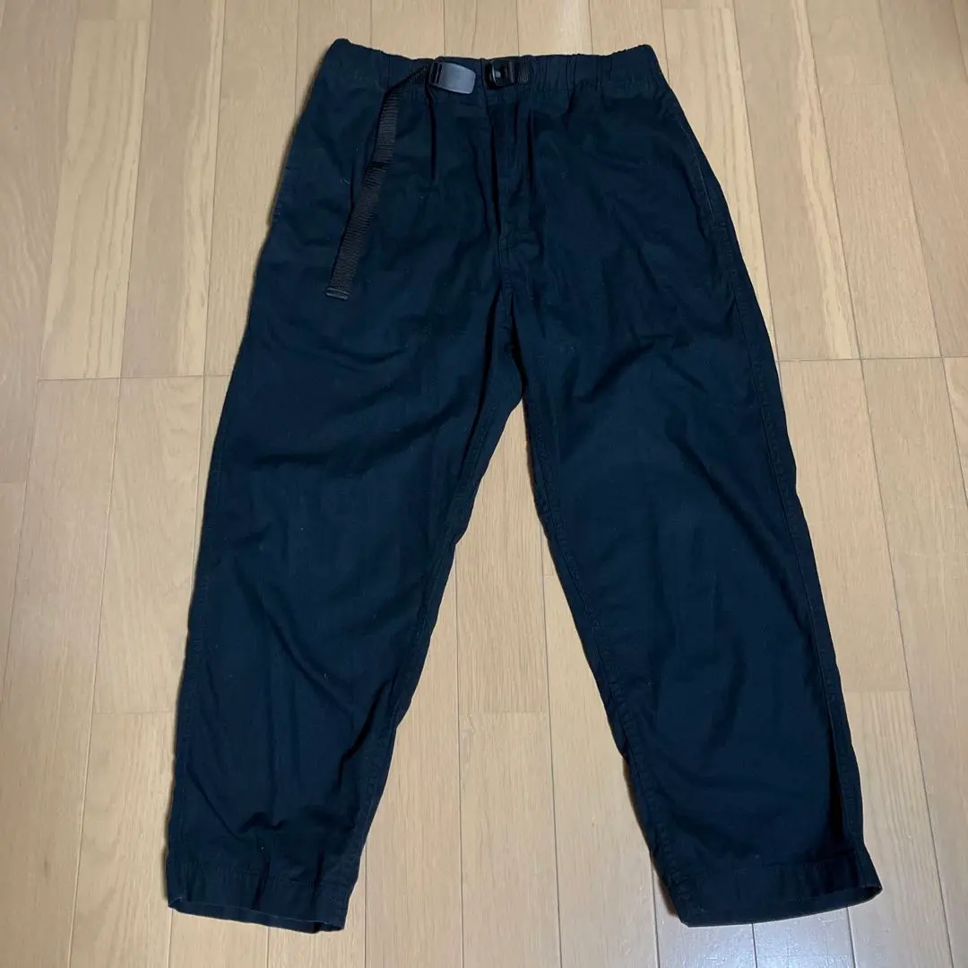 GU 黑色長褲  膝下長度  M尺寸  棉100% 的縮圖