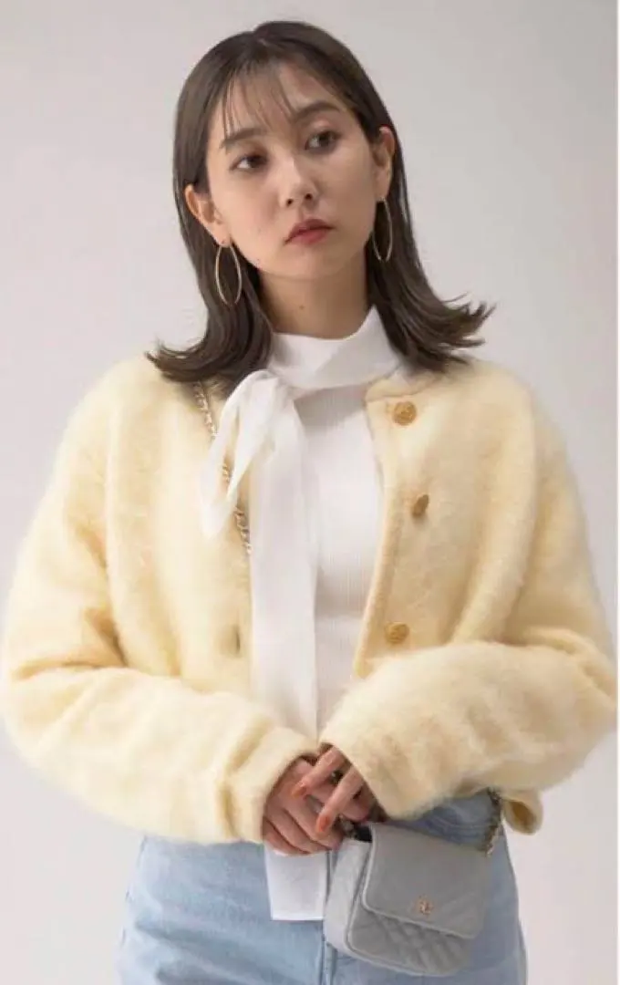 SNIDEL モヘアニットジャケット SNIDEL（スナイデル）の「モヘアニットジャケット（その他