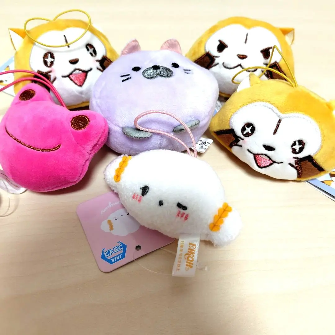 Thumbnail of Rascal, Goroneko Summit, Pickles the Frog, Kogimyun Face Mascot Set