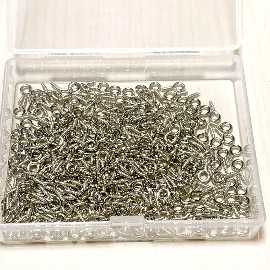 迷你金屬圓環耳環釘螺絲眼針鉤 DIY 飾品藝術 的縮圖