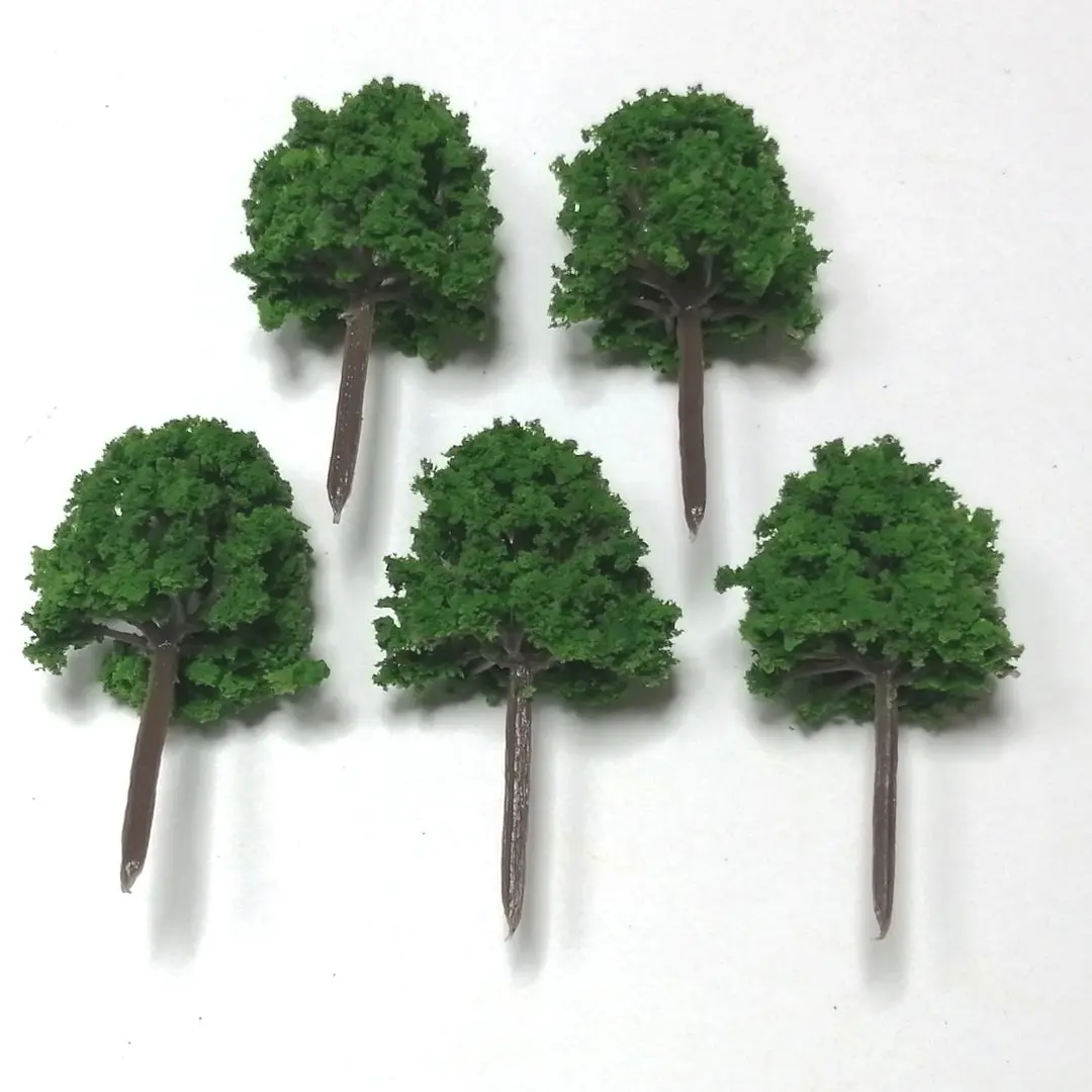 Thumbnail of HO Gauge N Gauge Trees 50mm Set of 5 Diorama Miniature Architectural Model