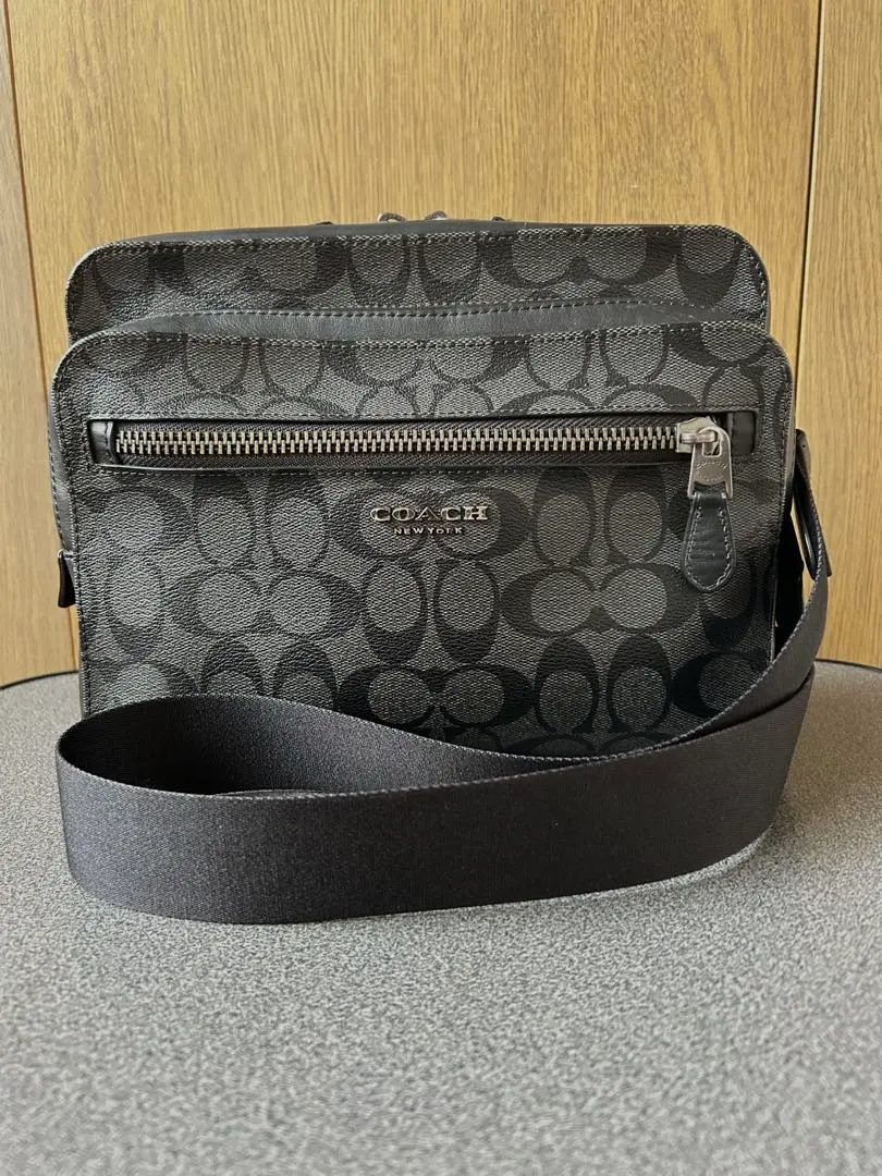 COACH 經典斜背包 正品 91485 的縮圖