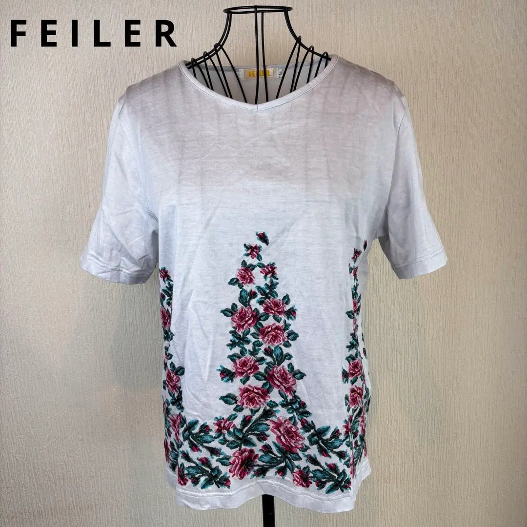 はな様 新品タグ付　Lサイズ　 フェイラー（FEILER）Tシャツ　半袖　花柄 はな様 新品タグ付 Lサイズ フェイラー（FEILER）Tシャツ 半袖