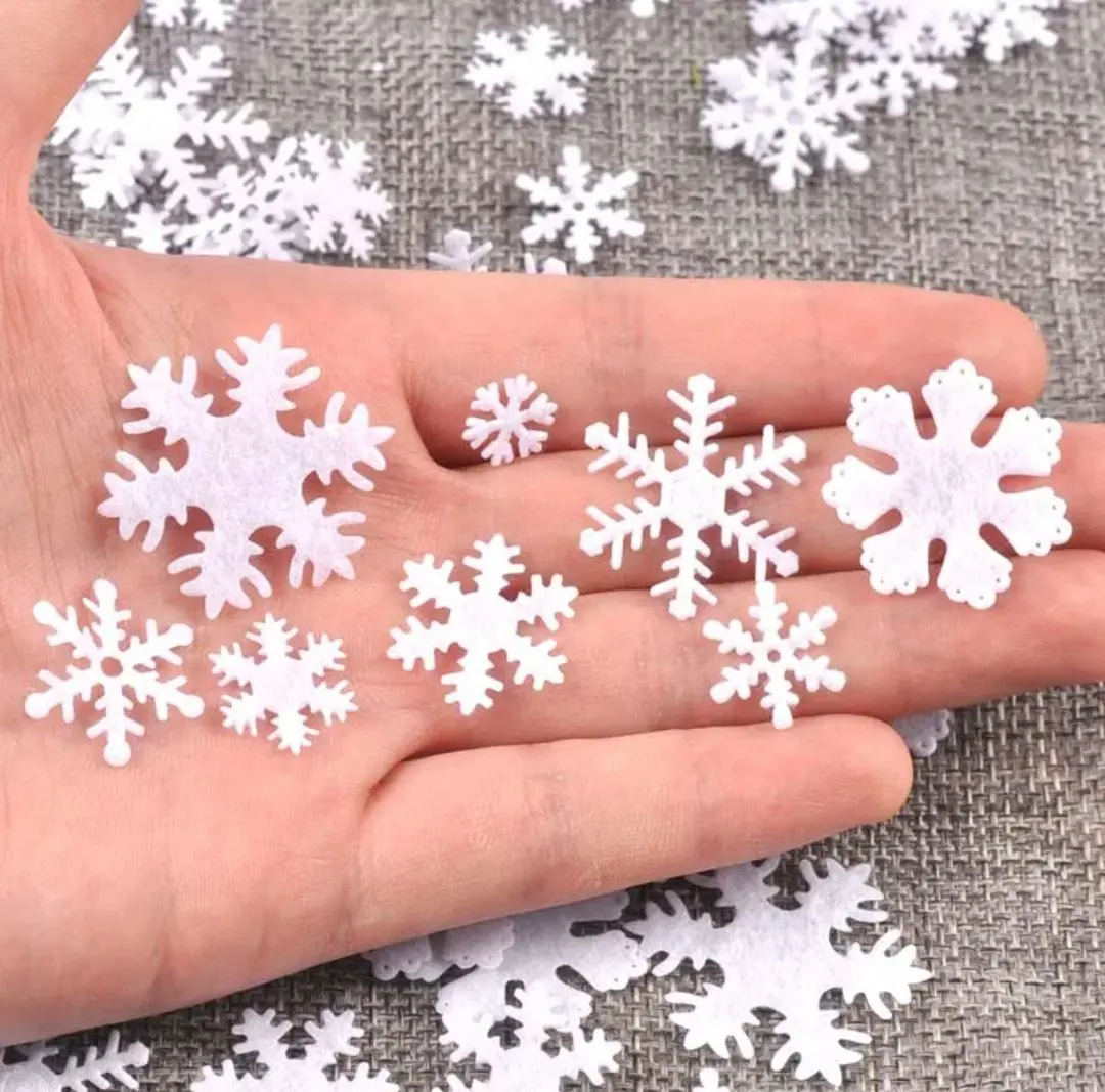 Thumbnail of 200 Snowflakes ★ Snowflake/Felt Handmade Winter Decoration B