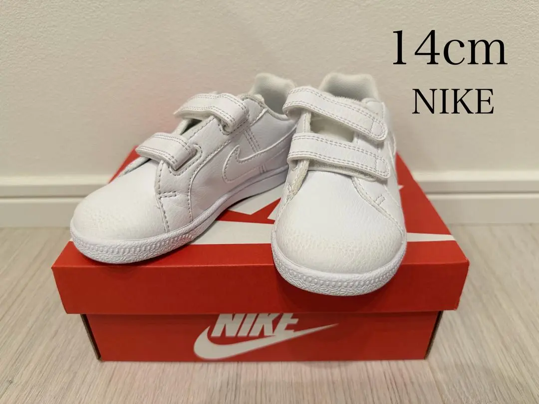 NIKE Cortez 白 14cm 嬰兒 ナイキ 的縮圖