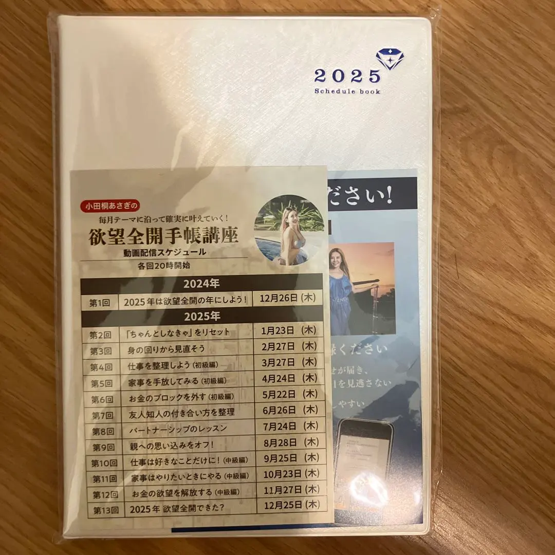 2025年版 欲望全国手帳講座 新品未使用 小田桐あさぎさん 欲望全開手帳2024年版を私から購入できます