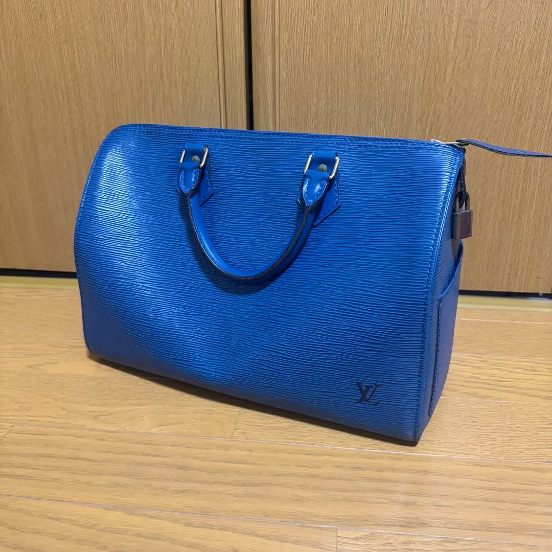 Thumbnail of Louis Vuitton Epi Boston Bag, Blue