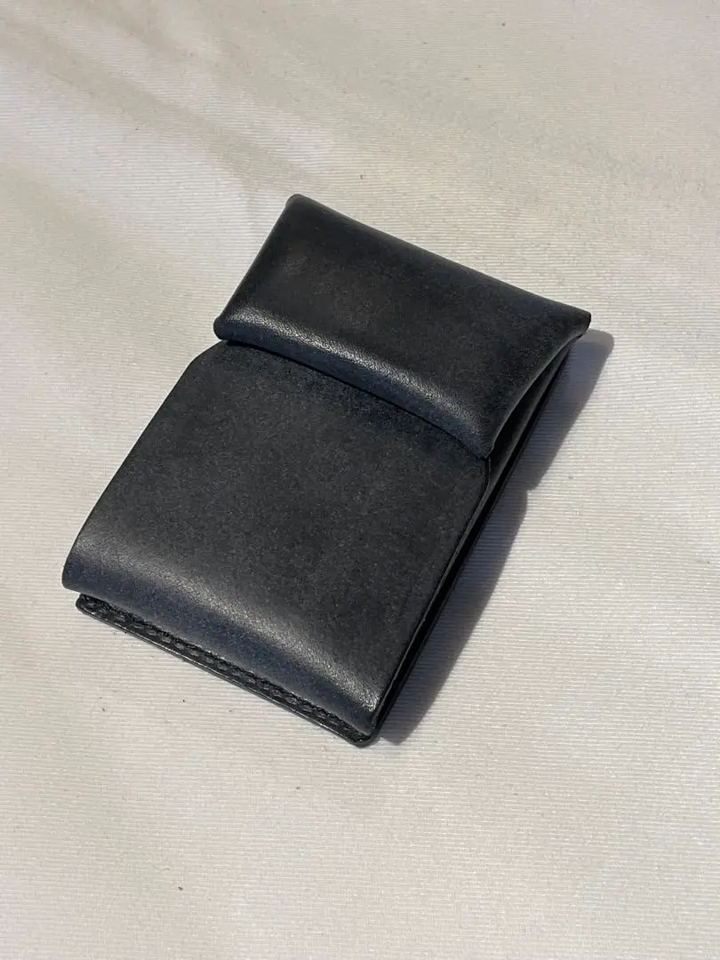【クロコ型押し】エンダースキーマ 財布 コインケース ブラック M Hender Scheme / エンダースキーマ | coin purse M - クロコ