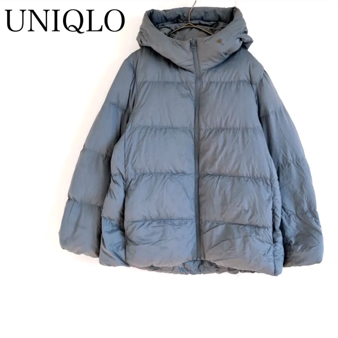 Thumbnail of Uniqlo Ultra Light Down Jacket (M) Hooded Winter Wear Gray