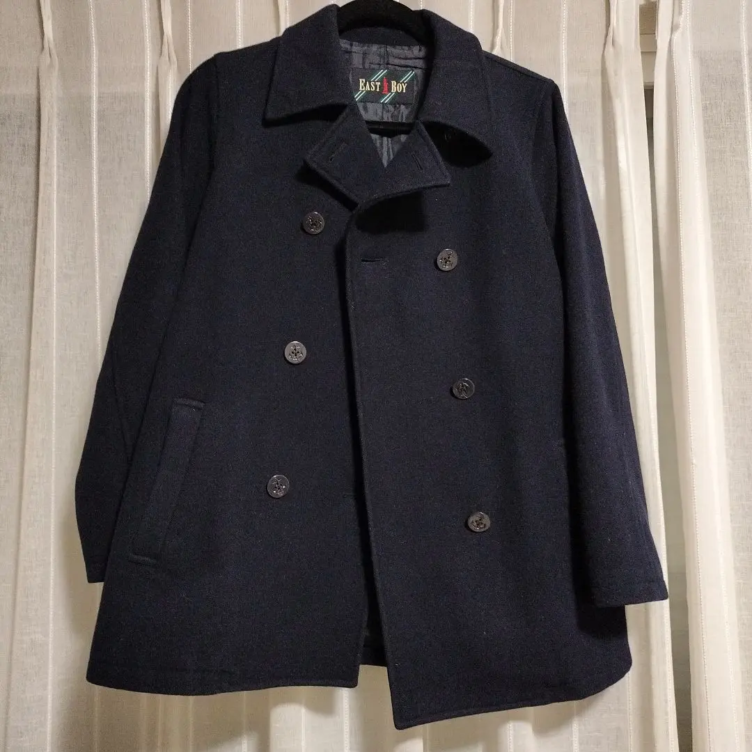 Thumbnail of Eastboy Navy Wool Pea Coat Size 7 #Cardigan