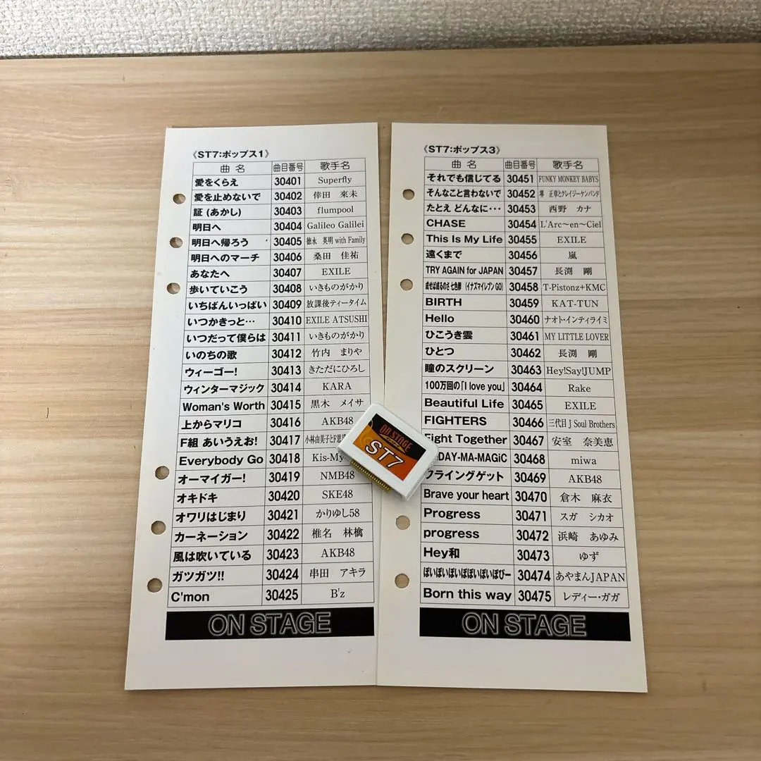 音響舞台 歌曲晶片 PK-ST7 100首 流行歌曲&演歌 的縮圖