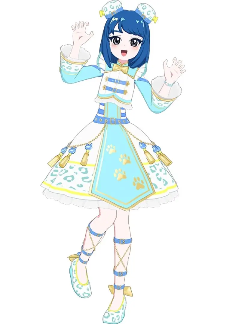 【アイプリバース】動物搖滾白 全套服裝 的縮圖