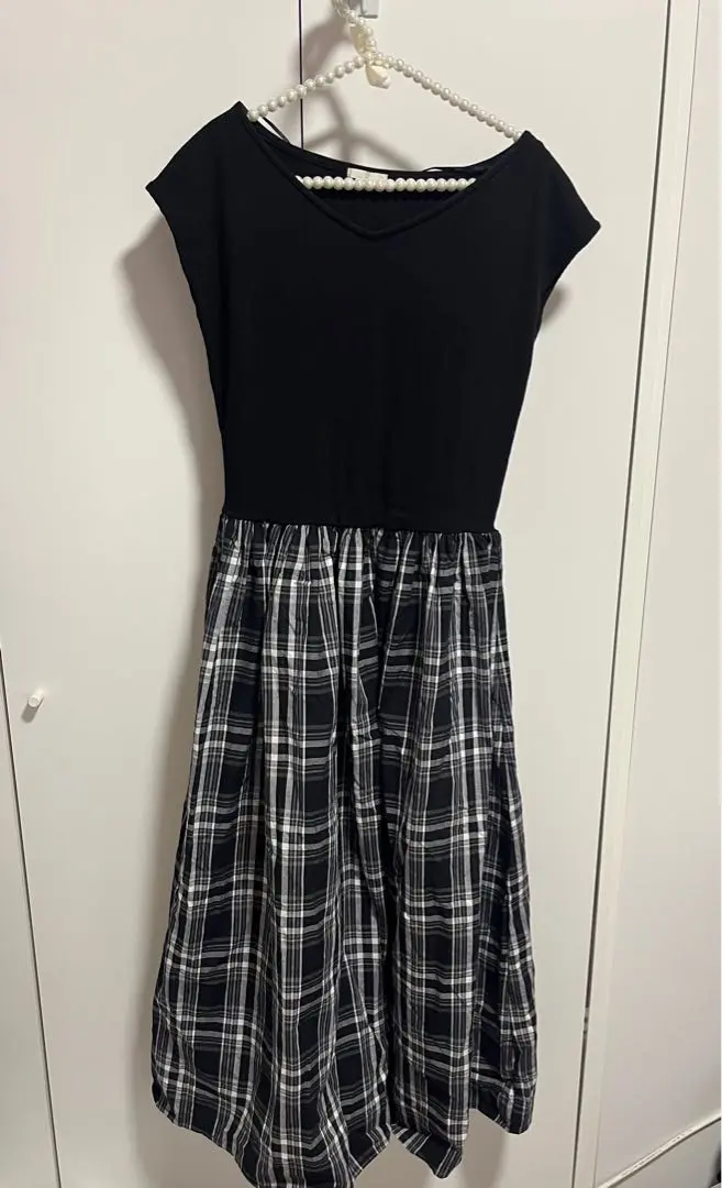 Thumbnail of GU Rib Long Check Dress - S