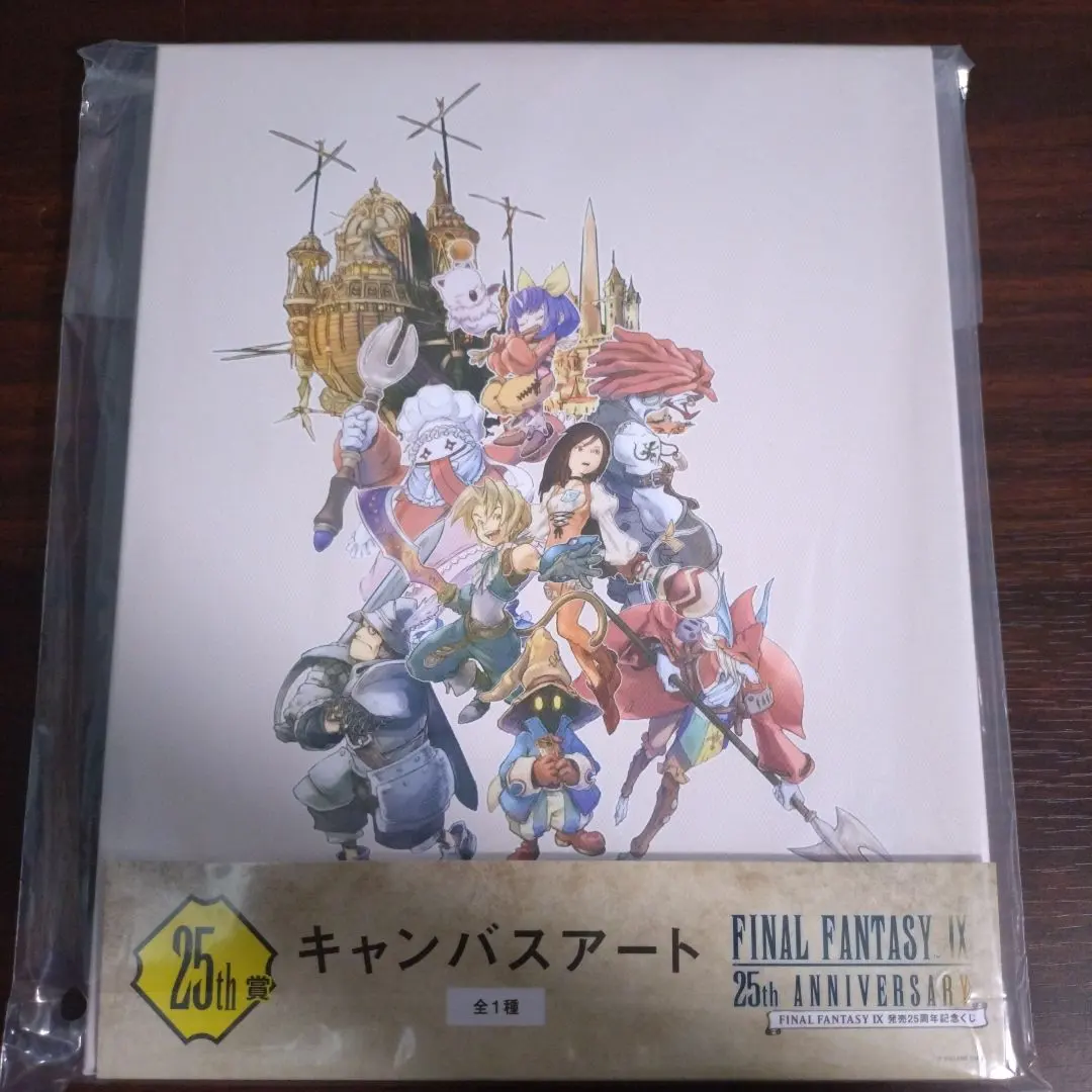 ファイナルファンタジー　一番くじ　25周年くじ　ラストワン　キャンバスアート ☆すぐ発送☆ FF9 25th賞 キャンバスアート 25周年記念くじ