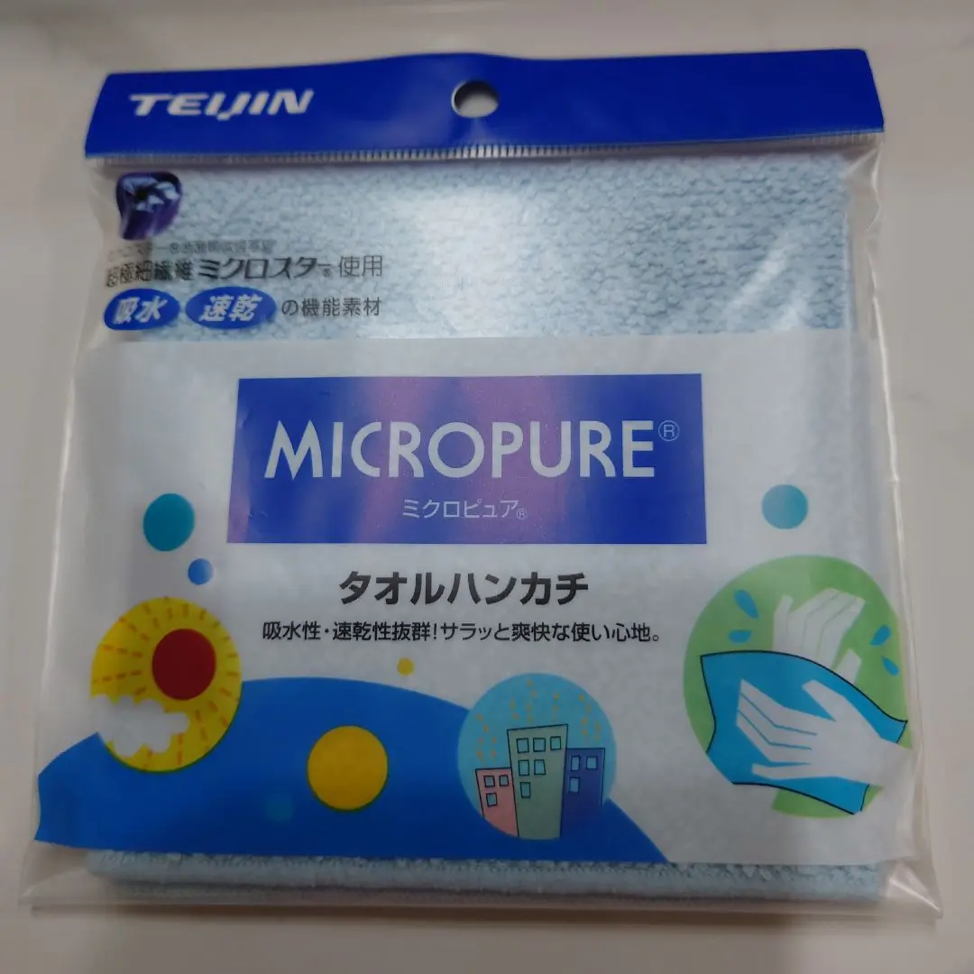 MICROPURE カラフルタオルハンカチセット MICROPURE カラフルタオルハンカチセット