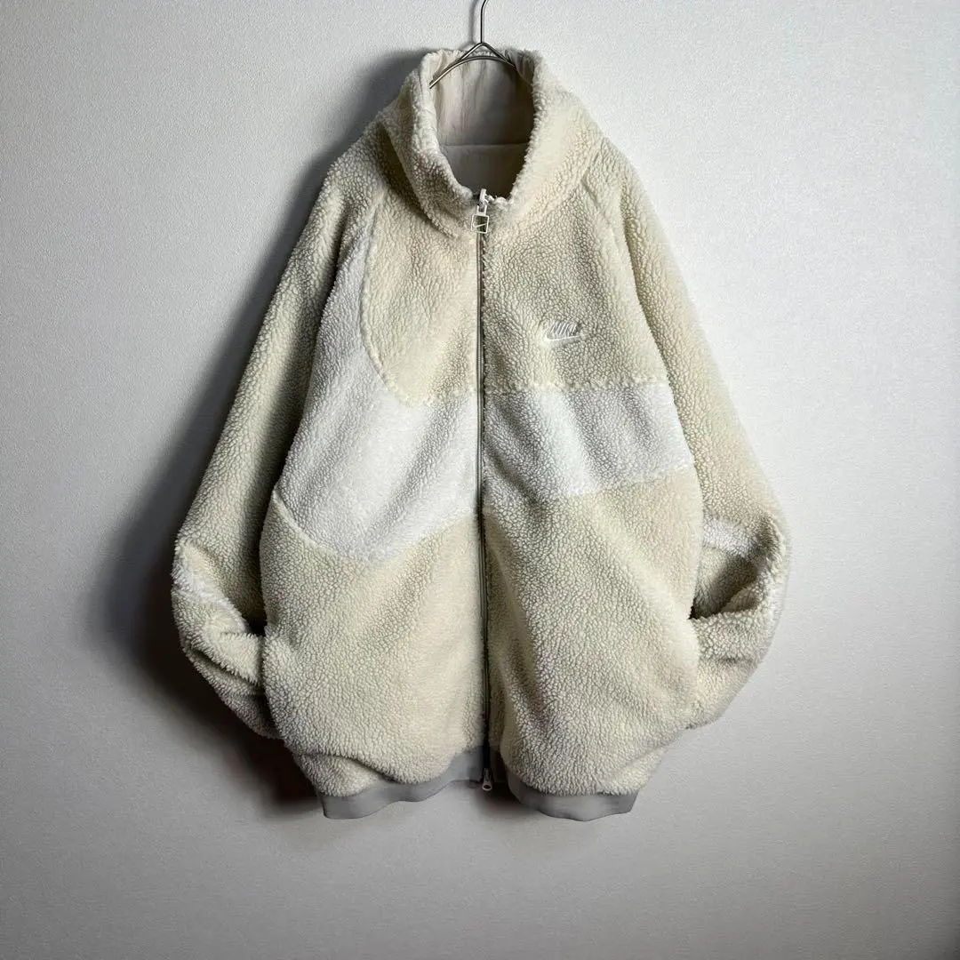 Thumbnail of NIKE Boa Jacket Fleece Reversible White White y2k XL Size