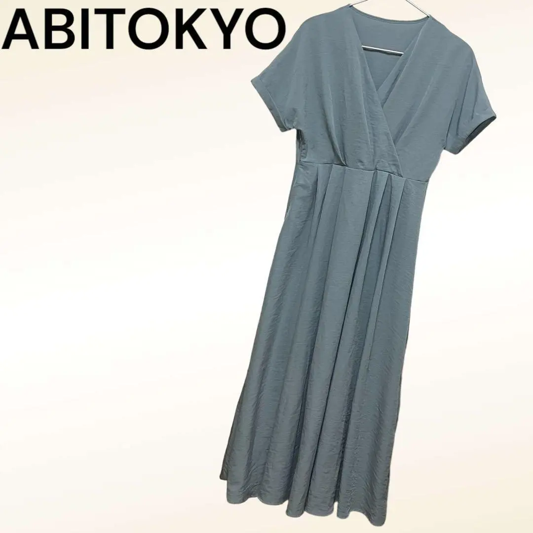 Thumbnail of 【Abitokyo】Long Dress (M) Cash-Cool, Waist Mark, Flare