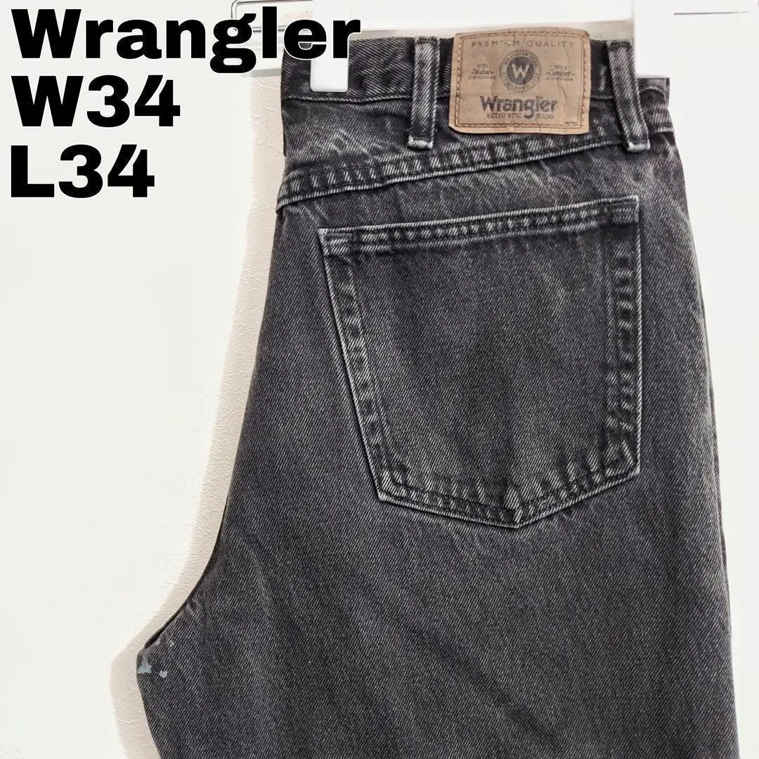 Thumbnail of Wrangler W34 Black Denim Bottoms Black 13408