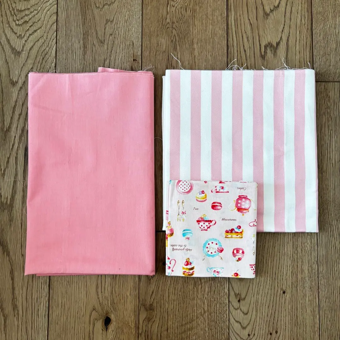 Thumbnail of Cotton Fabric Pink Set