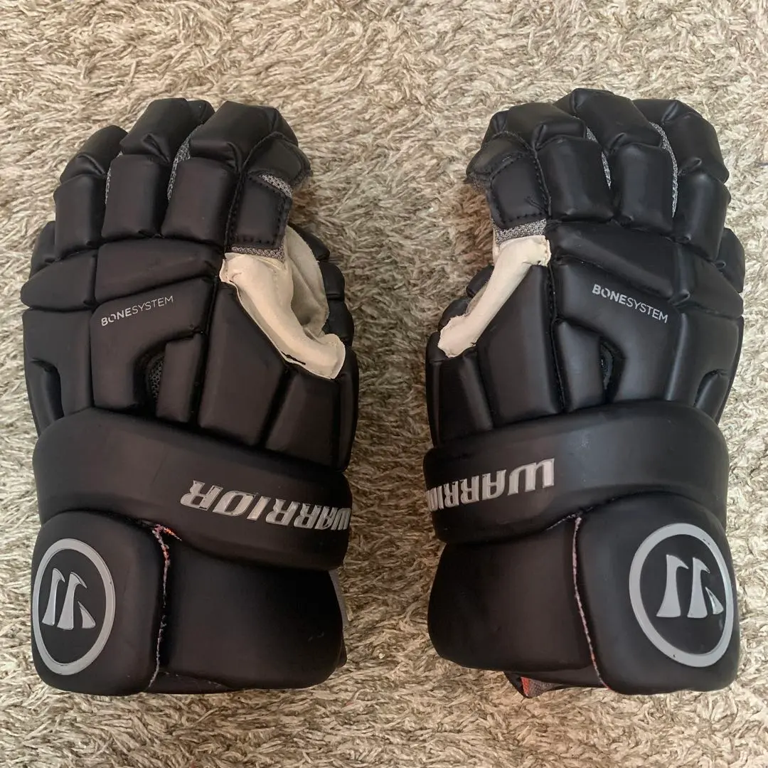 Thumbnail of Warrior BONESYSTEM Lacrosse Gloves, Black, Size L