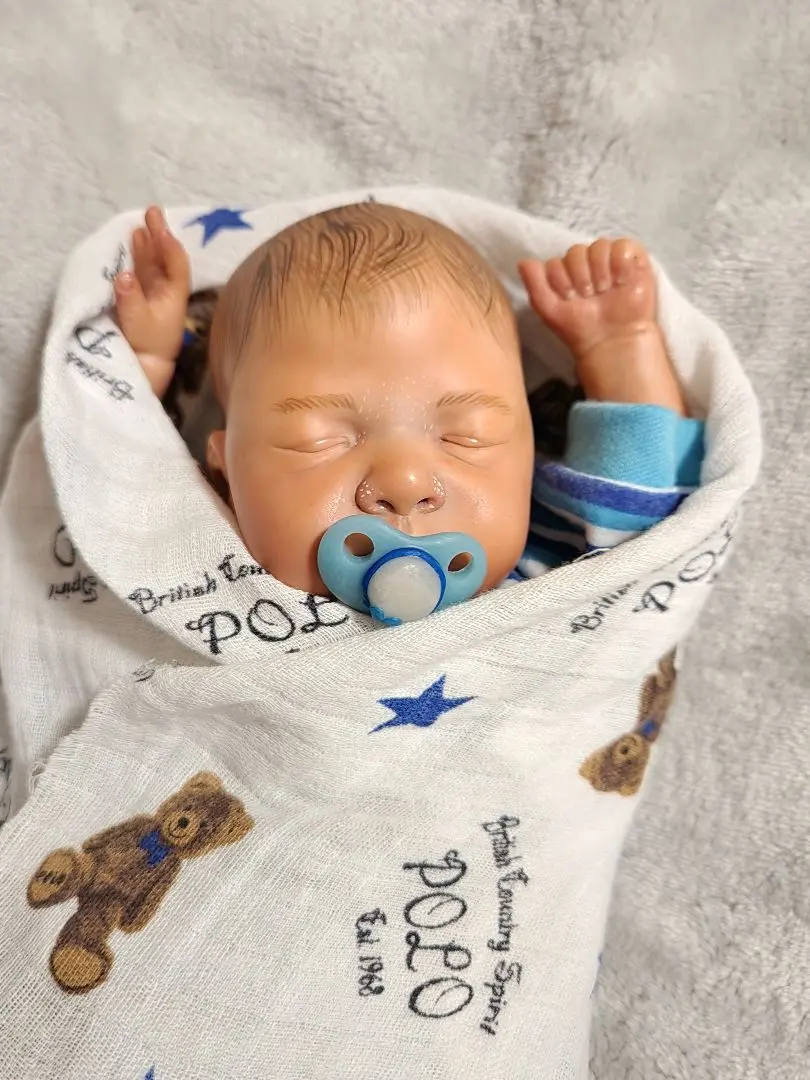 Thumbnail of Reborn doll, small realistic baby, premature baby, pacifier