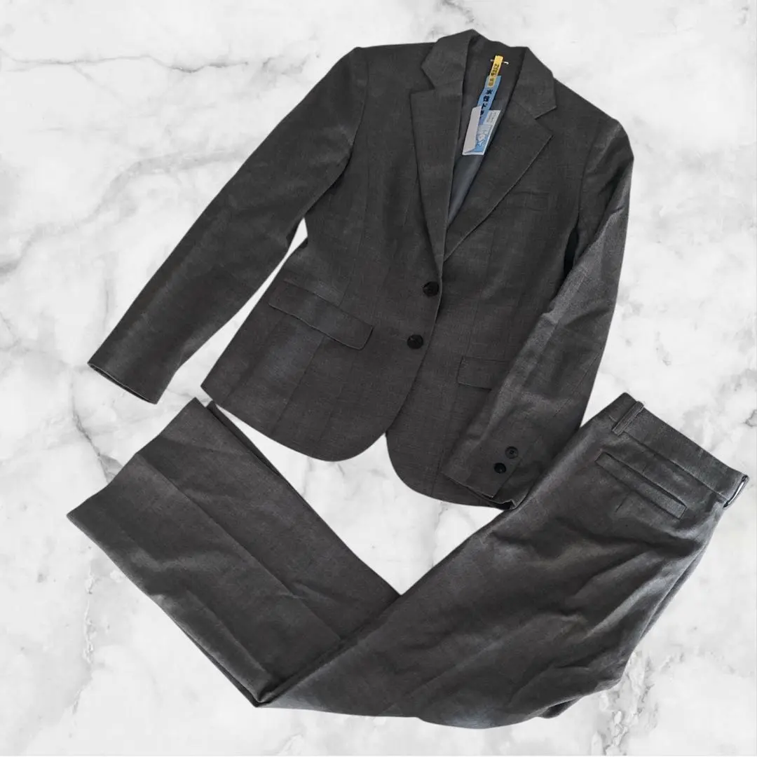 Thumbnail of ANCHOR WOMAN Miss Junko Gray Suit Pant Suit Size 7