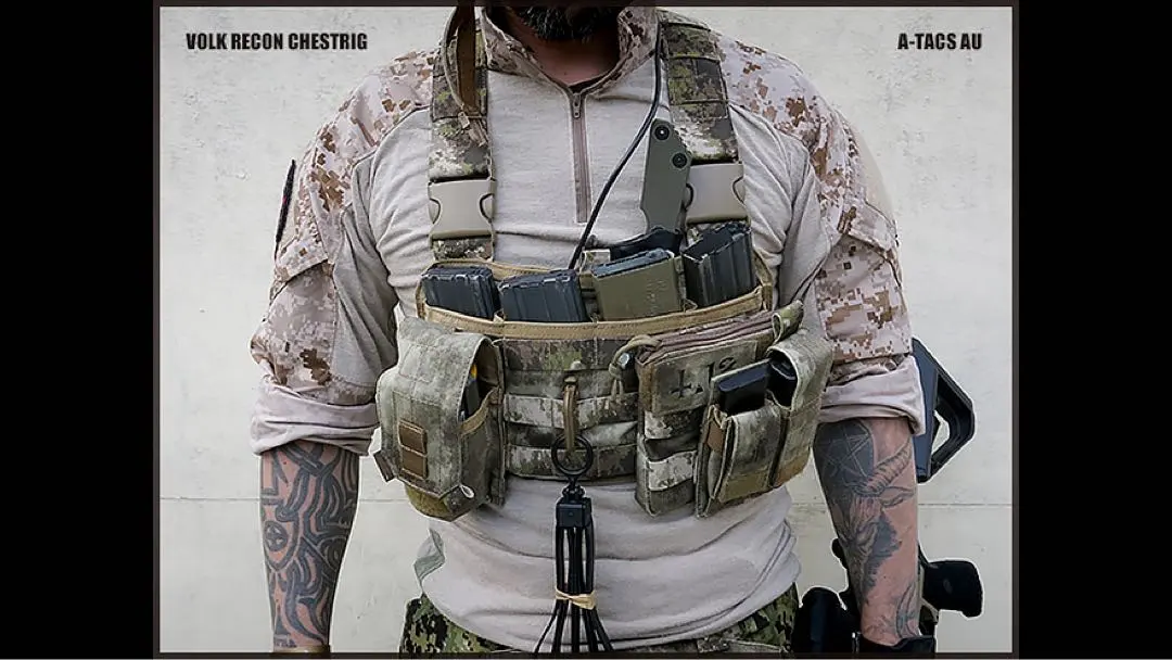 VOLK TACTICAL GEAR チェストリグ タン色 VOLK TACTICAL GEAR チェストリグ タン色 VOLK TACTICAL GEAR チェスト