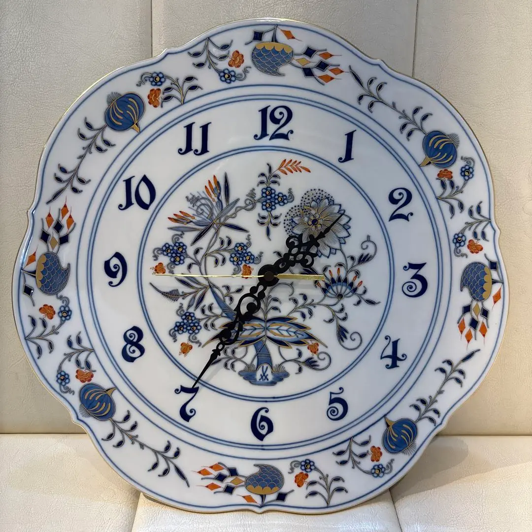 【未使用】MEISSEN／マイセン ブルーオニオン 掛け時計 ブルーオニオン 掛時計｜大丸松坂屋オンラインストア【公式通販】