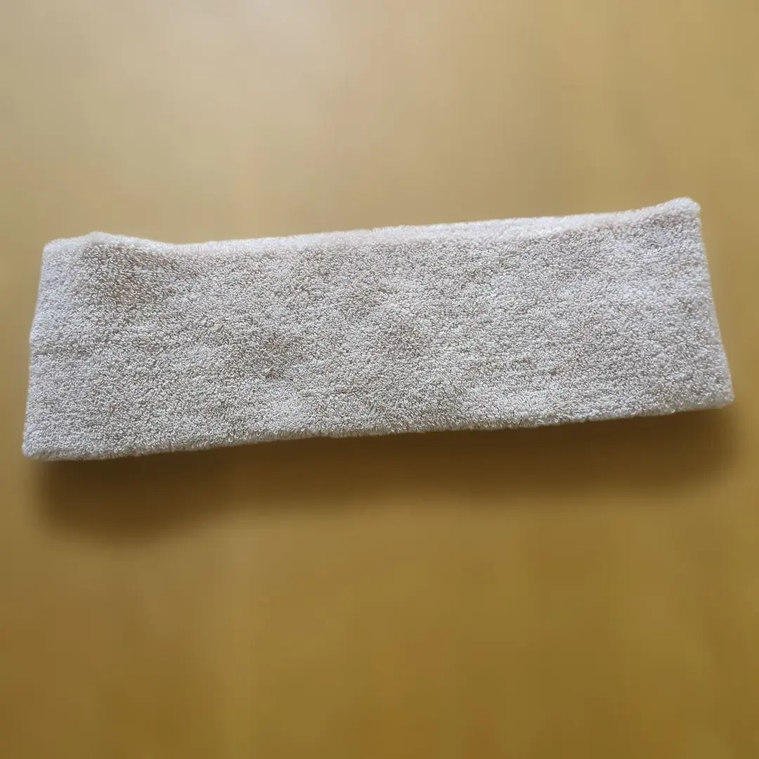 無印良品 米色 毛巾布 髮帶 較細款 曾使用數次 的縮圖