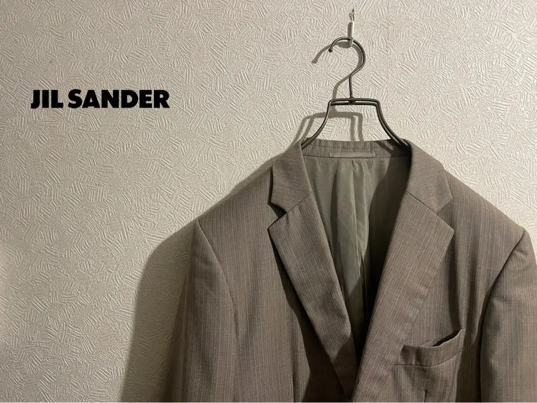 JIL SANDER テーラードジャケット 46 ベージュ 2025年最新】JIL SANDER カラー：ベージュ系 テーラード