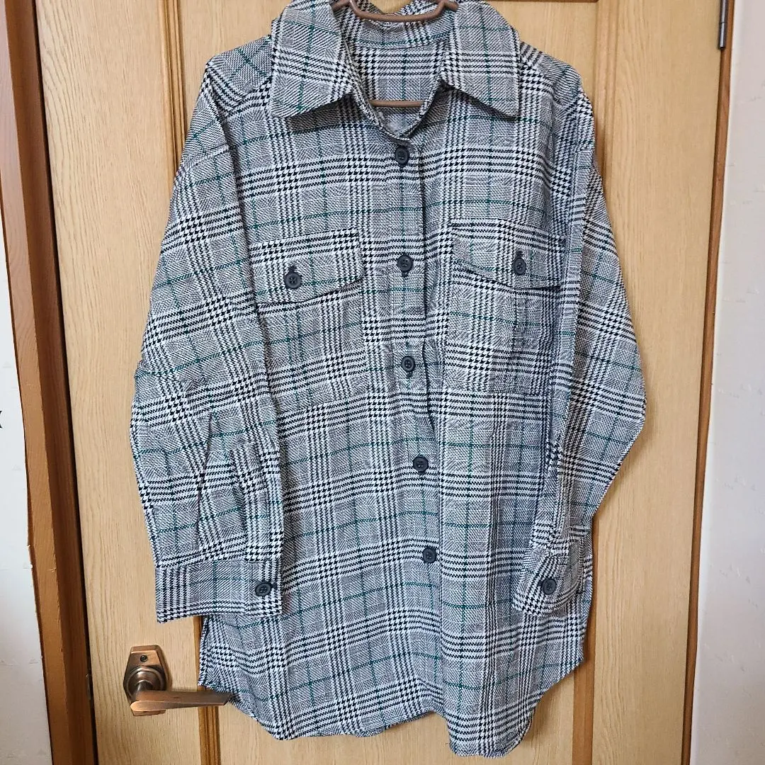 寬鬆襯衫長袖 的縮圖